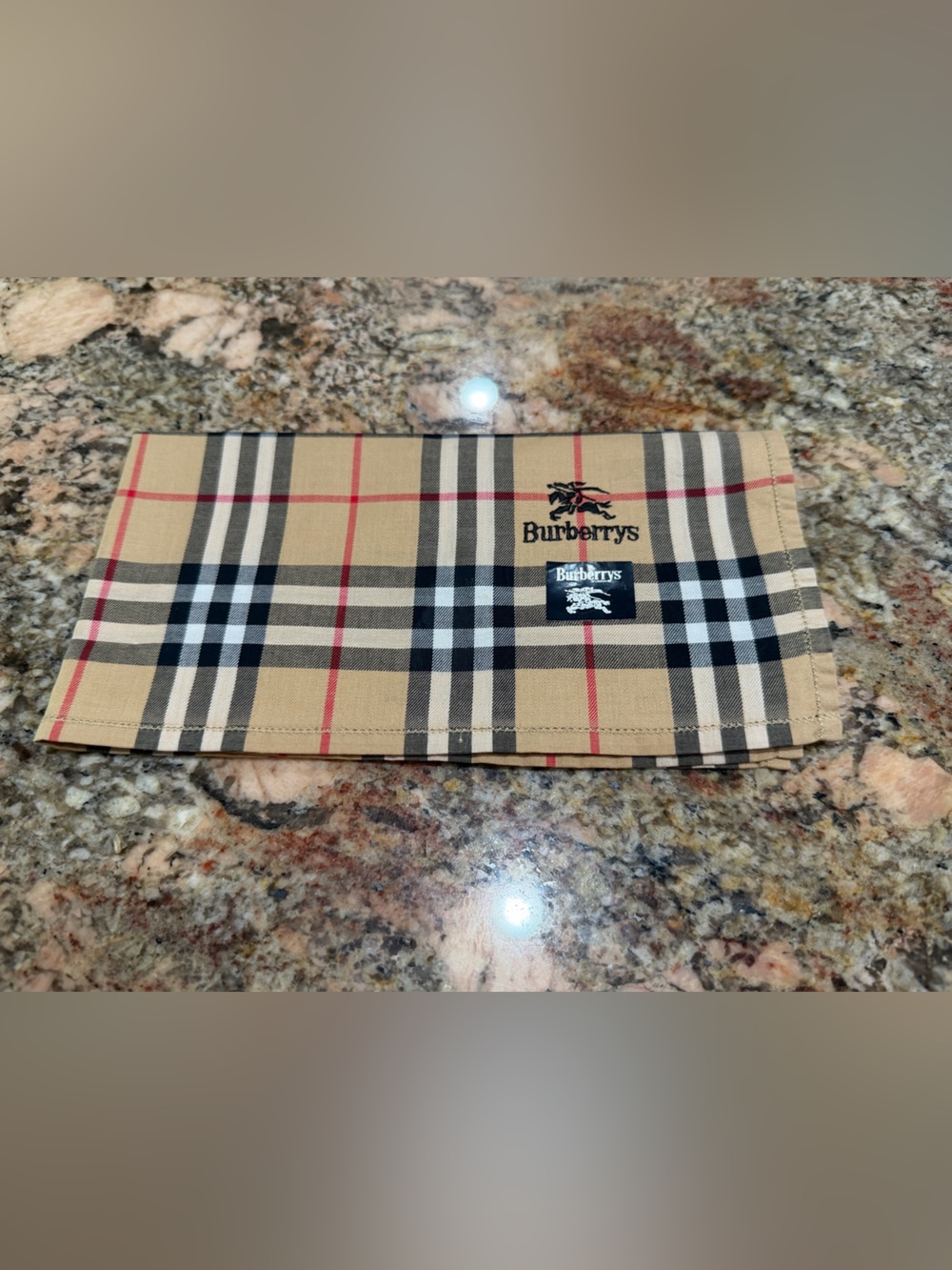 Burberrys Novacheck Pocket Square/Handkerchief